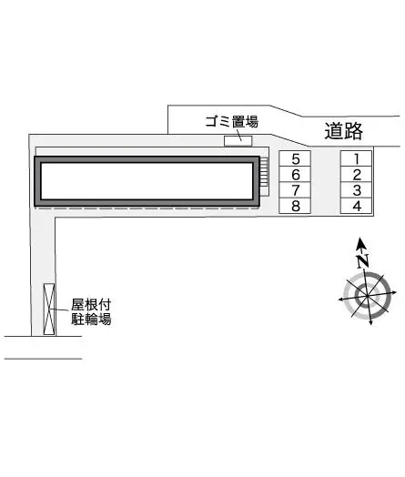 ★手数料０円★大東市諸福　月極駐車場（LP）